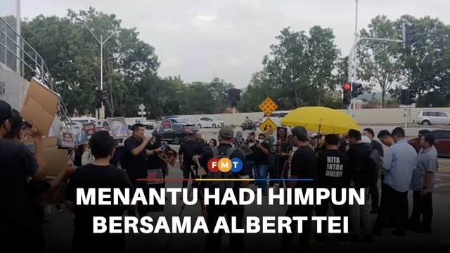 Menantu Hadi, pimpinan PAS antara 50 peserta himpunan bersama Albert Tei