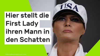 Donald und Melania Trump: Körpersprache eindeutig - hier stellt die First Lady ihren Mann in den Schatten