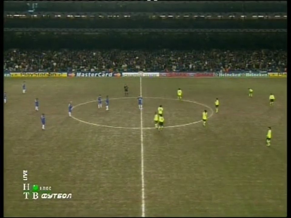 الشوط الثاني مباراة تشيلسي 1-2 برشلونة - ذهاب الدور 16 دوري ابطال اوروبا 2006