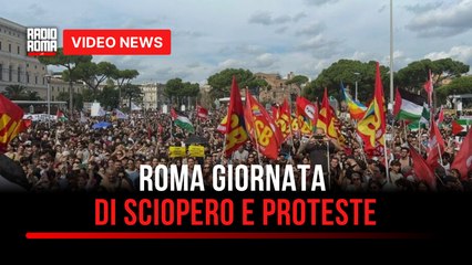 A Roma giornata di sciopero e proteste