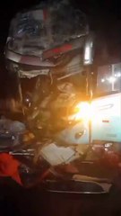 Engavetamento na BR-135 deixa um morto e mais de 40 pessoas envolvidas