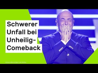 Der Graf: Schwerer Unfall bei Unheilig-Comeback - Sänger stürzt kopfüber von der Bühne