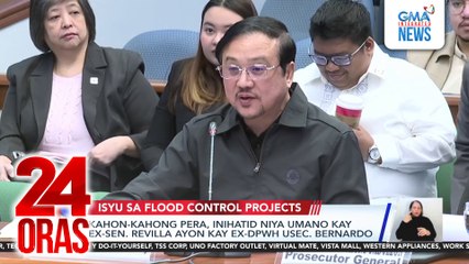Mga dati at kasalukuyang senador, pinangalanan ni ex-DPWH Usec. Bernardo na tumanggap umano ng kickback | 24 Oras