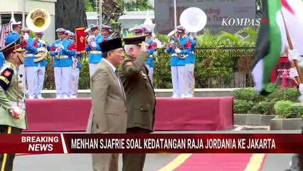 BREAKING NEWS! Menhan Sjafrie Bocorkan Soal Pertemuan Presiden Prabowo dan Raja Yordania, Bahas Ini