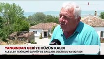 Yangından geriye hüzün kaldı