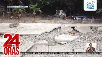 Baler-Casiguran Road na sinira ng bagyo, patitibayin sa bagong disenyo, ayon sa DPWH | 24 Oras