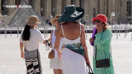 Fransa'da aşırı sıcaklar nedeniyle Paris dahil 16 vilayette kırmızı alarm verildi