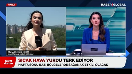 Sıcak hava yurdu terk ediyor, sağanak yağış geliyor!
