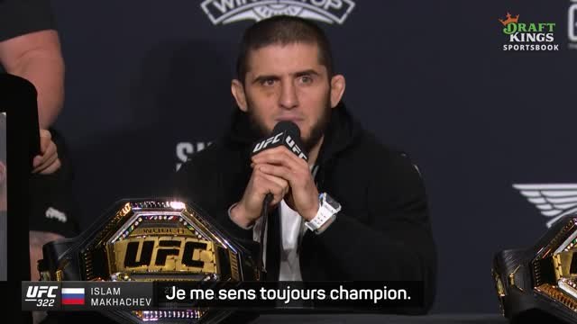 UFC 322 - Makhachev : Je me sens toujours champion