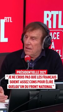Alain Souchon se lâche sur RTL : Je ne pense pas que les Français soient assez cons pour élire quelqu’un du Front National ! Si c’est le cas, on irait en Suisse - Regardez