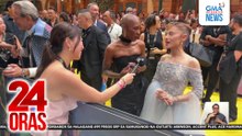 Ariana Grande, sinunggaban ng fan sa yellow carpet; Cynthia Erivo, to the rescue | 24 Oras