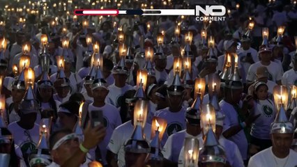 Caucheros marchan en Belém, reclaman el fin de la deforestación en la COP30