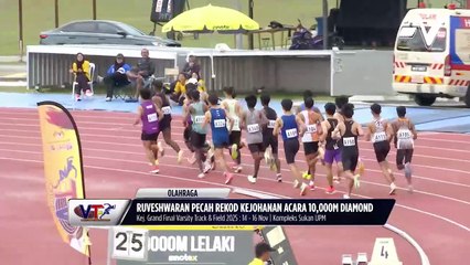 Grand Final VTF : Ruveshwaran pecah rekod kejohanan acara 10,000km Diamond