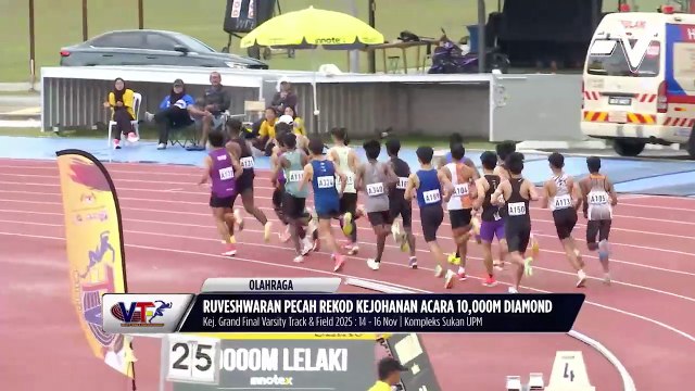 Grand Final VTF : Ruveshwaran pecah rekod kejohanan acara 10,000km Diamond