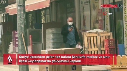 Şanlıurfa'yı toz bulutu kapladı! Göz gözü görmüyor: Yetkililerden 'Evinizde kalın! uyarısı