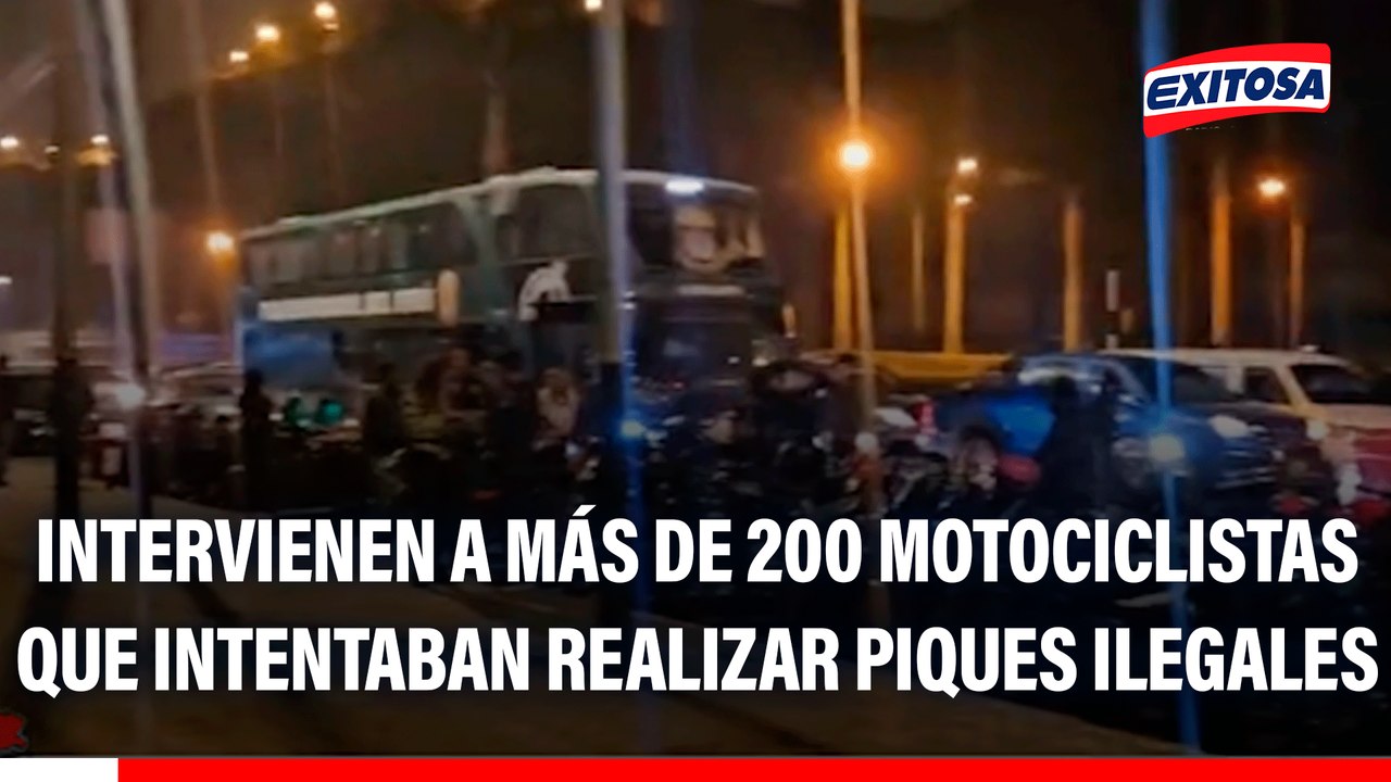 Chorrillos: Intervienen a más de 200 motociclistas que intentaban realizar piques ilegales