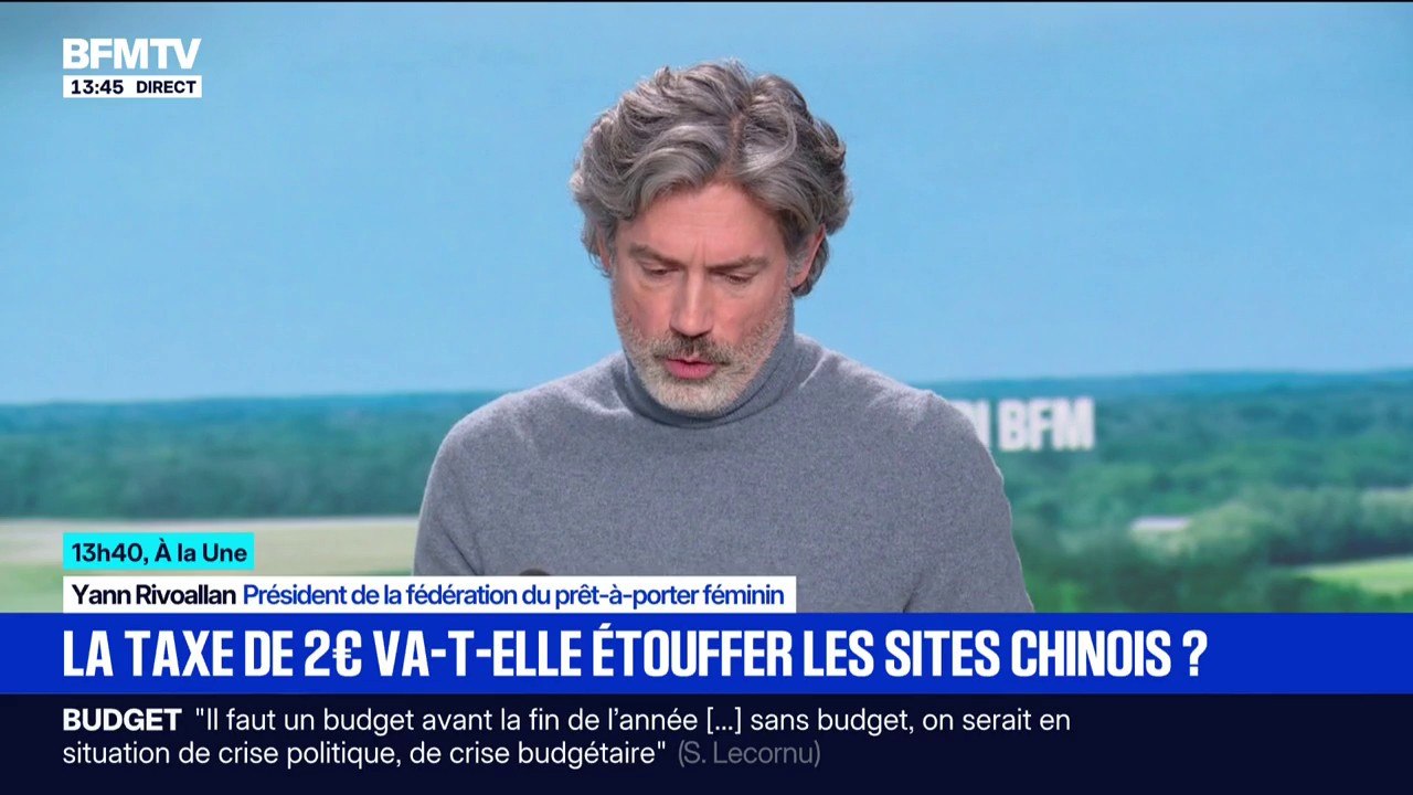 Taxe sur les petits colis: "Ça va dans le bon sens", pointe le président de la fédération du prêt-à-porter féminin