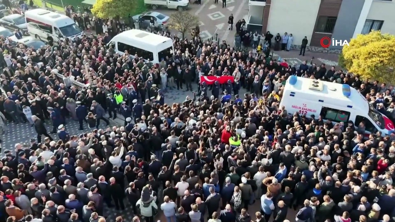 Bursalı şehit binbaşıyı binlerce kişi uğurladı
