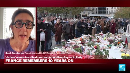 New Paris memorial garden honours the victims while 'celebrating living again'