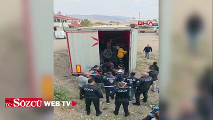 TIR dorsesinde 18 kaçak göçmen yakalandı