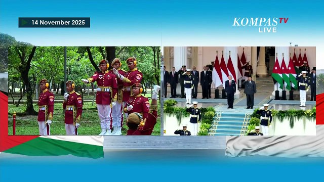 Kompak! Langkah Presiden Prabowo & Raja Yordania Periksa Pasukan saat Upacara Penyambutan Kenegaraan