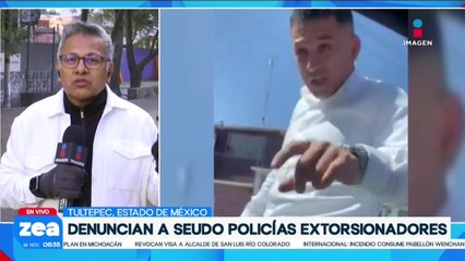 Vecinos de Tultepec denuncian a falsos policías extorsionadores