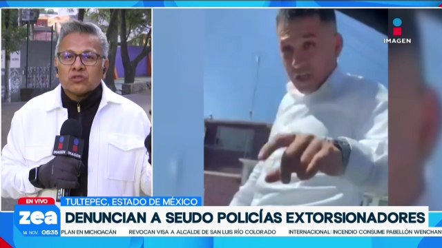 Vecinos de Tultepec denuncian a falsos policías extorsionadores