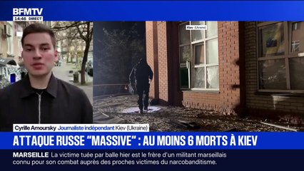 Guerre en Ukraine: au moins six morts et 35 blessés à Kiev après une attaque russe