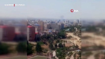 İsrail'in Tebriz’i bir kez daha vurduğu o anlar kamerada