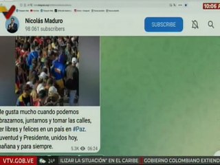 Jefe de Estado Nicolás Maduro: Juventud y presidente unidos hoy, mañana y para siempre