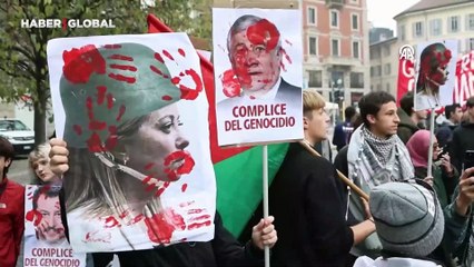 İtalya'da öğrenciler, Meloni hükümetini protesto etti