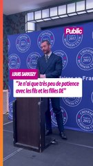 Louis Sarkozy : "Je n'ai jamais souffert d'être un Sarkozy"