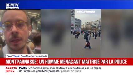 La police maitrise un individu armé à la gare Montparnasse, l'hypothèse terroriste écartée