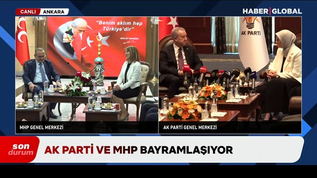 Cumhur İttifakı'nda bayramlaşma mesaisi: AK Parti ile MHP arasında bayramlaşma gerçekleşti