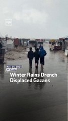 Winter Rains Drench Displaced Gazans