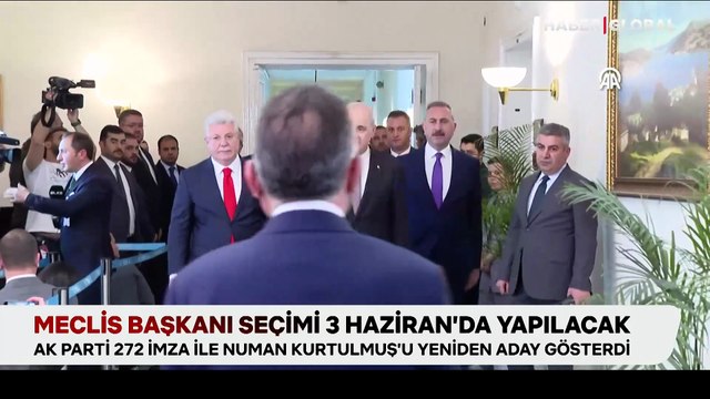 Meclis Başkanı Seçimi 3 Haziran'da yapılacak