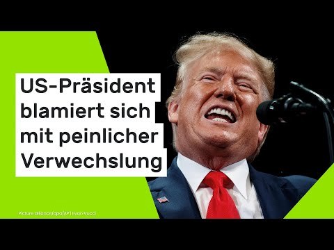 Donald Trump: Er kämpft um jeden Satz - US-Präsident blamiert sich mit peinlicher Verwechslung