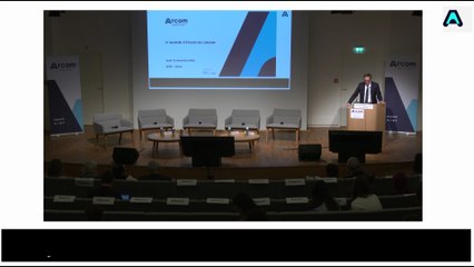 Journée d'études 2025 de l'Arcom : discours d'ouverture par Martin Ajdari président de l'Arcom et Nathalie Carrasco président de l'ENS Paris-Saclay