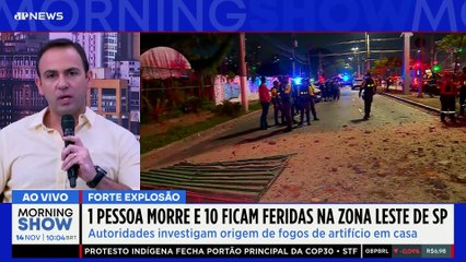 EXPLOSÃO na Zona Leste de SP deixa um morto e 10 FERIDOS