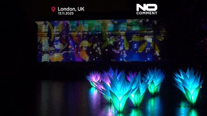 Kew Gardens presenta il nuovo percorso di luci di Natale: un milione di LED