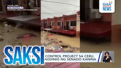 Mga flood control project sa Cebu, inusisa sa pagdinig ng Senado kanina | Saksi