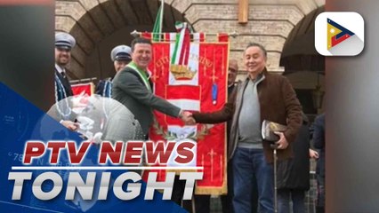 Bambol Tolentino visits Tolentino, Italy to launch PH campaign for the 2026 Winter Olympics