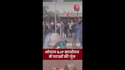 बिहार चुनाव की जीत का भोपाल में मना जश्न