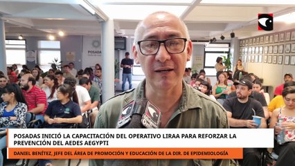 Posadas inició la capacitación del operativo LIRAa para reforzar la prevención del Aedes aegypti