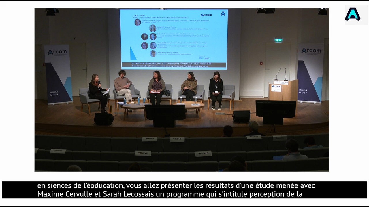Journée d'études 2025 de l'Arcom : Représenter et rendre visible : enjeux de pluralisme dans les médias