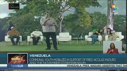 Venezuela, pres. Maduro mobilized with youth in defense of the Bolivarian Revolution
