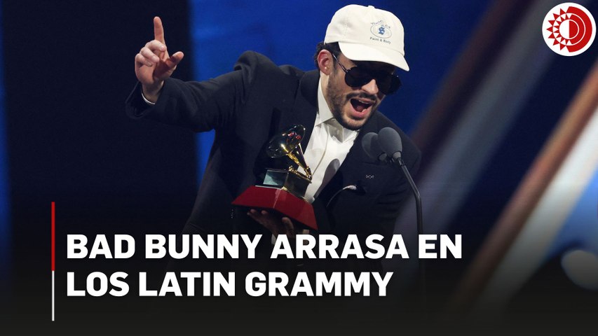 Bad Bunny arrasa en los Latin Grammy