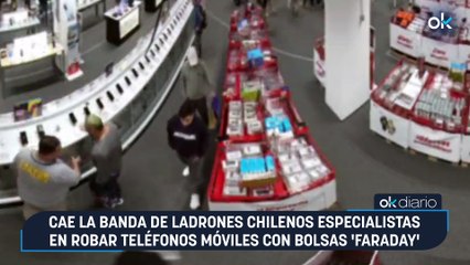 Cae la banda de ladrones chilenos especialistas en robar teléfonos móviles con bolsas 'Faraday'