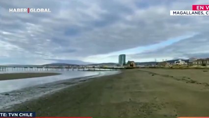 Arjantin’de 7.4'lük deprem sonrası deniz bu halde görüntülendi