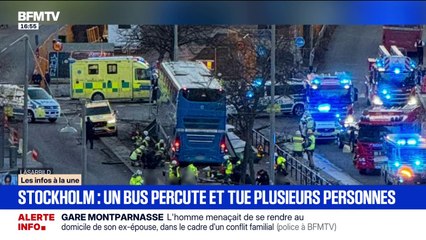 Plusieurs personnes meurent renversées par un bus dans le centre-ville de Stockholm